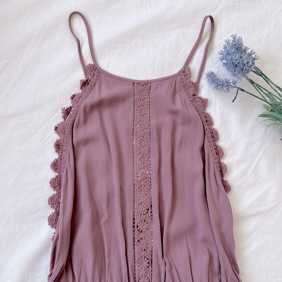 Romper, mauve, pink, purple, size XS - Picture 2 of 11